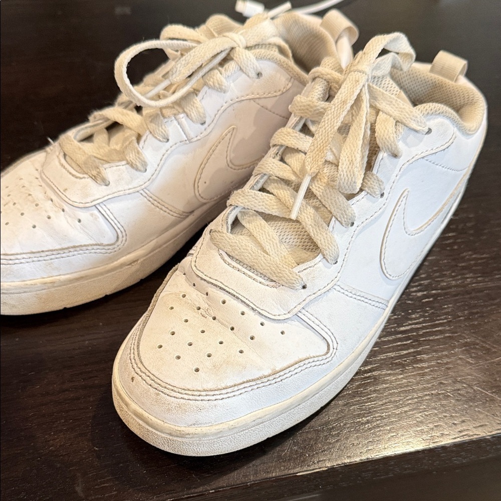 Nike Kids' Classic White Sneakers 6 Youth shoes tennis school gym athletic - Picture 2 of 6